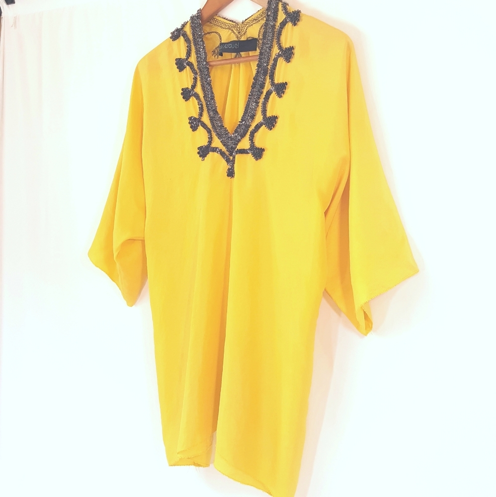Yigal Azrouel Sequin V Neck Tunic